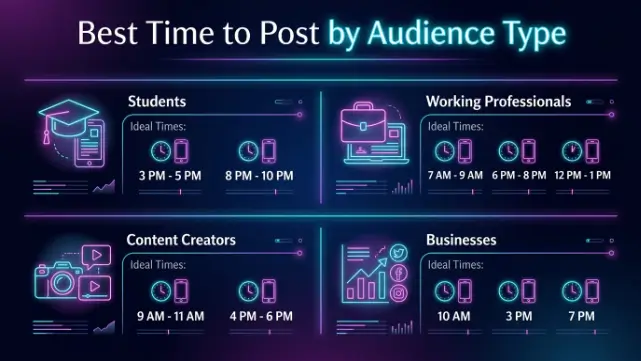 Best Time to Post by Audience Type