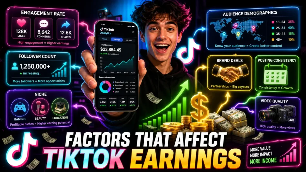 Factors That Affect TikTok Earnings