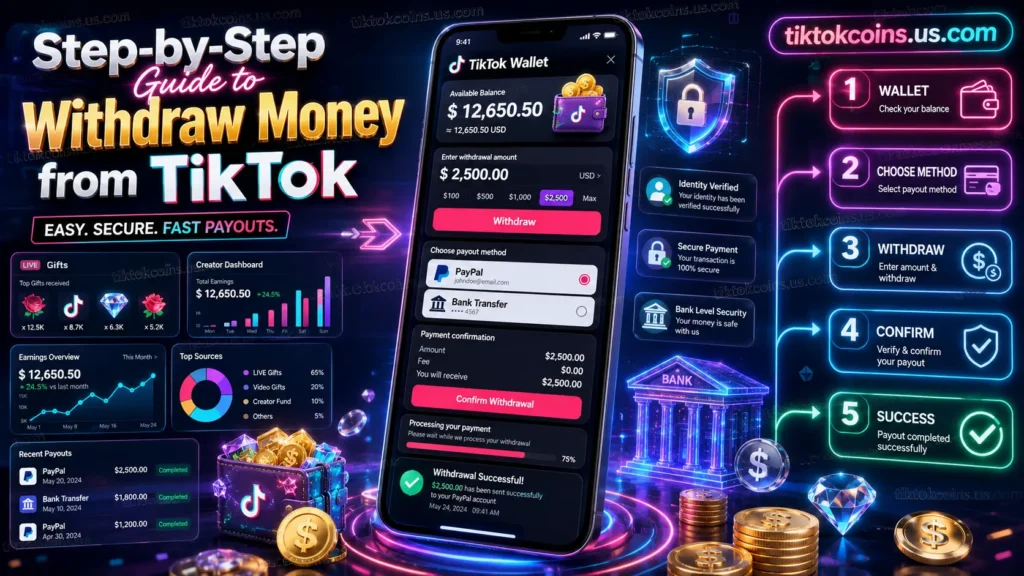 Step-by-Step Guide to Withdraw Money from TikTok